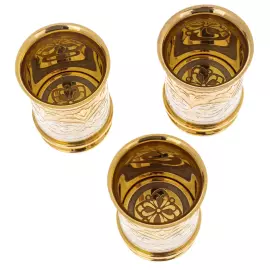 Набор охотничий "Охота на медведя" с ножом, на 3 персоны, Златоуст