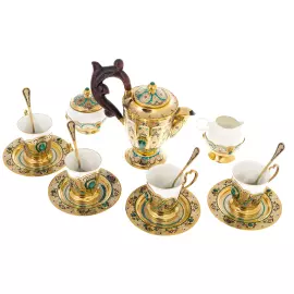Сервиз кофейный "Ренессанс" на 4 персоны, Златоуст