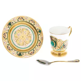 Сервиз кофейный "Ренессанс" на 4 персоны, Златоуст