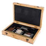 Gun cleaning kit made of Karelian birch "Wolf" small