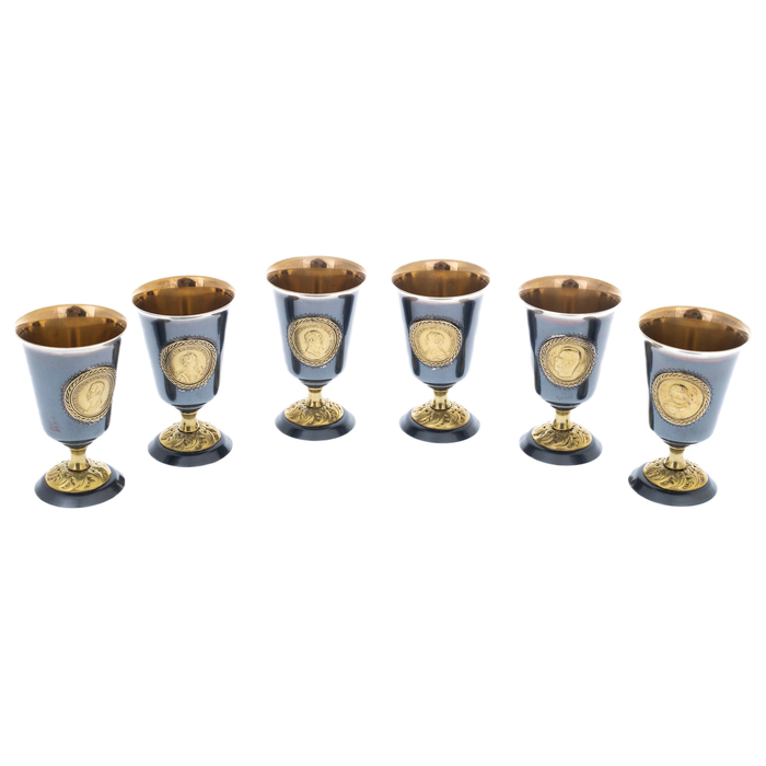 Vodka set "Imperial Hexagon" small