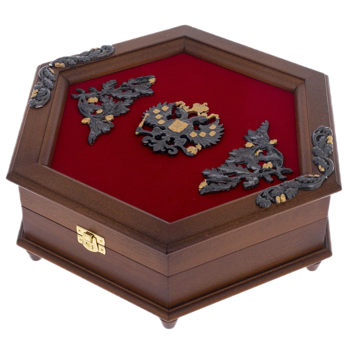 Vodka set "Imperial Hexagon" small
