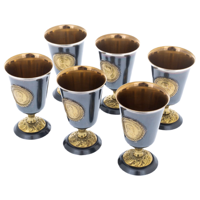 Vodka set "Imperial Hexagon" small