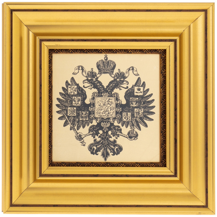 Painting on gold "Double-headed Eagle" by kant