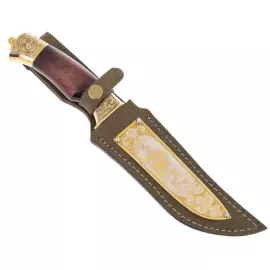 Набор охотничий большой "Охота на медведя" с ножом, на 3 персоны, Златоуст