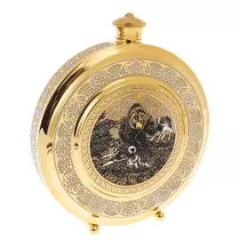 Набор охотничий большой "Охота на медведя" с ножом, на 3 персоны, Златоуст