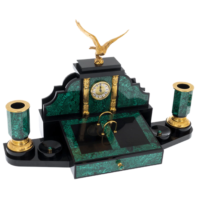 A set of malachite "Presidential" Zlatoust