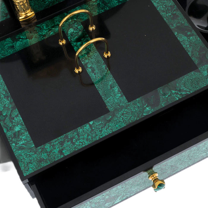A set of malachite "Presidential" Zlatoust