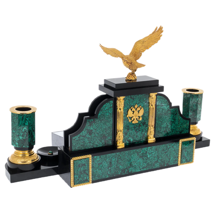 A set of malachite "Presidential" Zlatoust