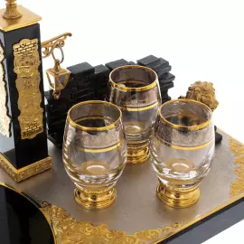 Набор для водки "Крепость" на 6 персон, Златоуст