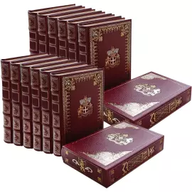 Библиотека подарочных книг "Приключения и легенды великих путешествий" 12 томов