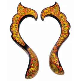 Ковш "Весенняя капель" хохлома Ковш "Весенняя капель" хохлома