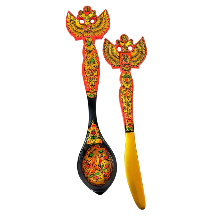 A set of devices for one person "Moskovia" Khokhloma