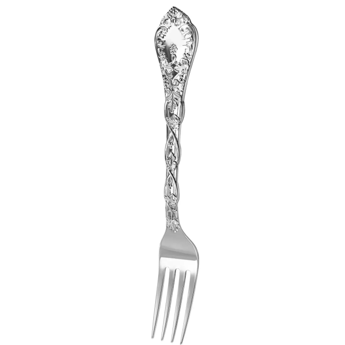 Silver-plated table set "Grapevine" : fork, spoon, knife, teaspoon, for 12 people, 48 items