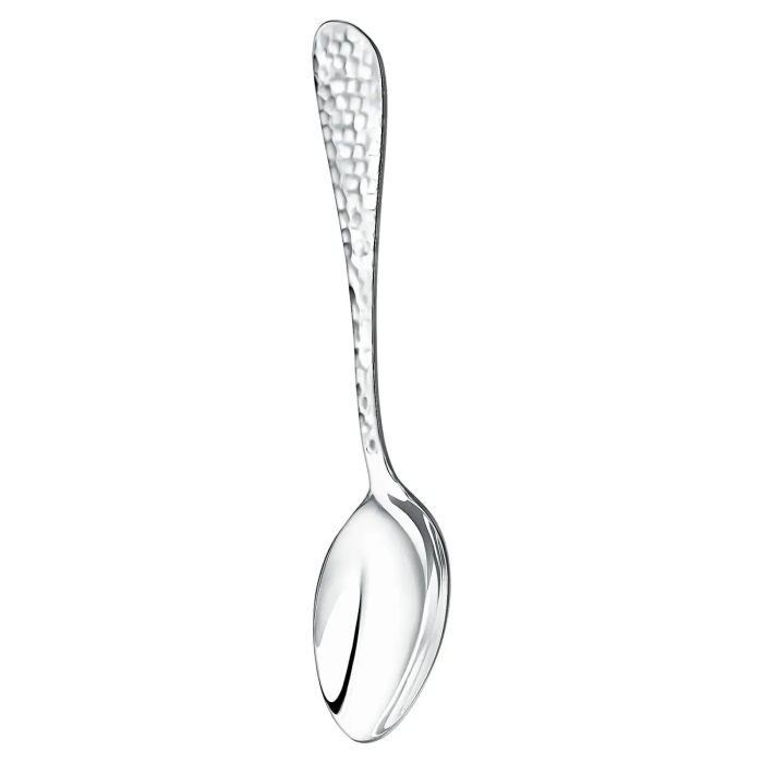 Silver table set "Forged droplet: fork, spoon, knife, teaspoon, for 6 persons, 24 items