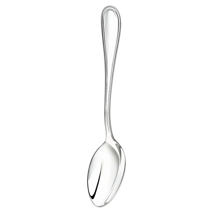 Silver table set "Droplet": fork, spoon, knife, teaspoon, for 6 persons, 24 items
