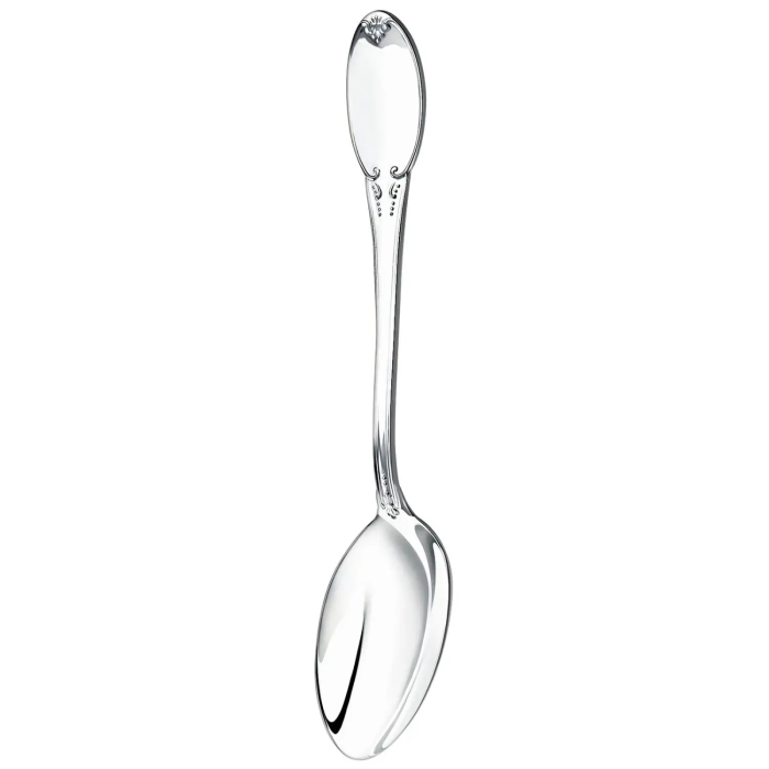 Silver table set "Smooth": fork, spoon, knife, teaspoon, for 6 persons, 24 items
