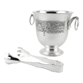 Серебряная емкость для льда №3