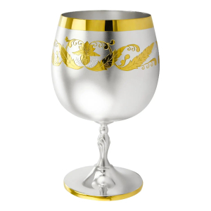 Silver glass No. 49 with gilding