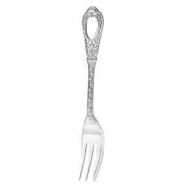 Набор серебряных вилок для торта "Фамильный" на 6 персон