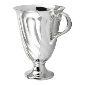 Silver cup and saucer No. 19
