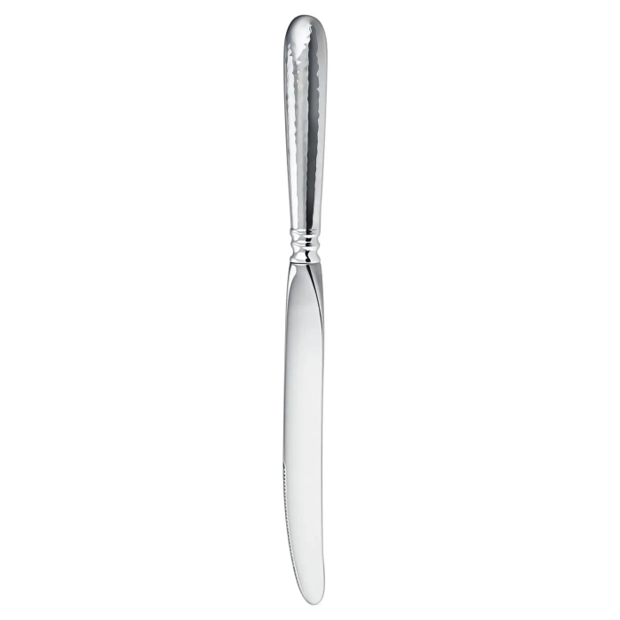Silver table set "Egoist-Forged Droplet": fork, spoon, teaspoon, knife, for 1 person