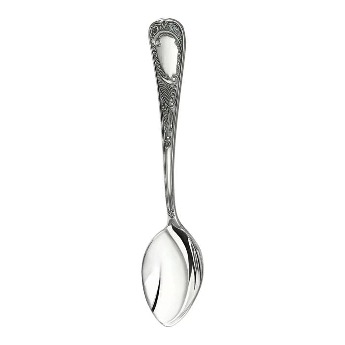 Silver-plated table set made of nickel silver "Gloria" with blackening, for 6 persons