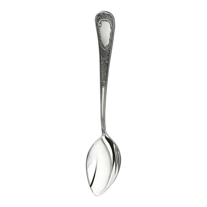 Silver-plated table set made of nickel silver "Gloria" with blackening, for 6 persons