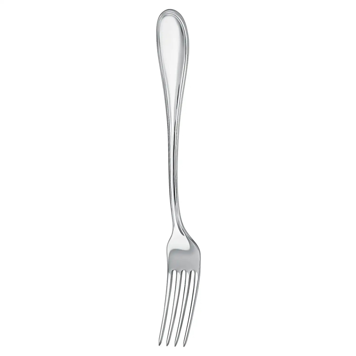 Silver table set "Egoist-Forged Droplet": fork, spoon, teaspoon, knife, for 1 person