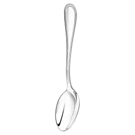 Серебряный столовый набор "Эгоист. Капелька": вилка, ложка, чайная ложка, нож, на 1 персону, ковка