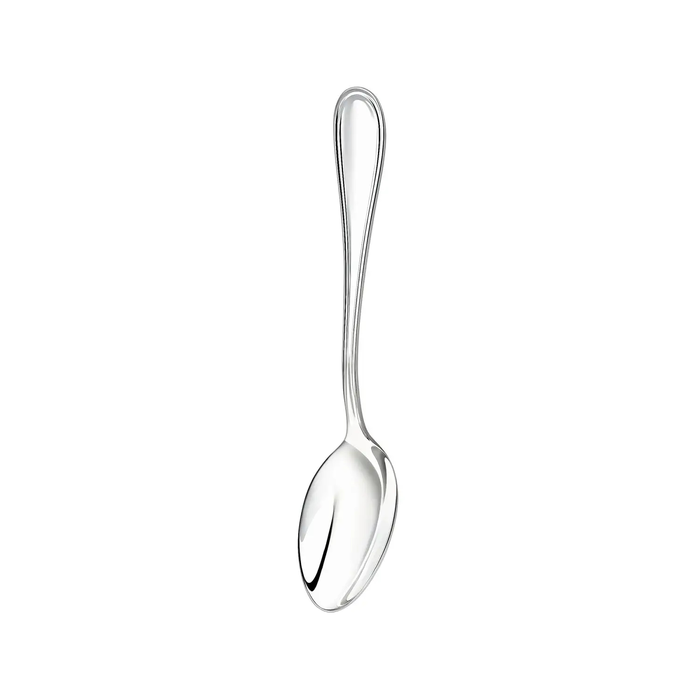 Silver table set "Egoist-Forged Droplet": fork, spoon, teaspoon, knife, for 1 person