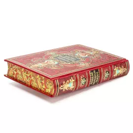 Подарочная книга в кожаном переплёте "Русские Народные Сказки"
