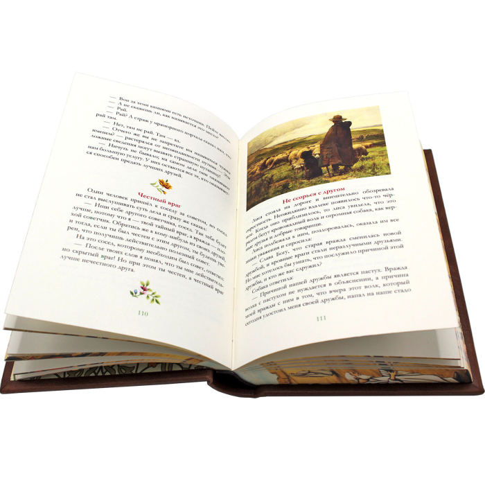 Leather-bound gift book "Proverbs"