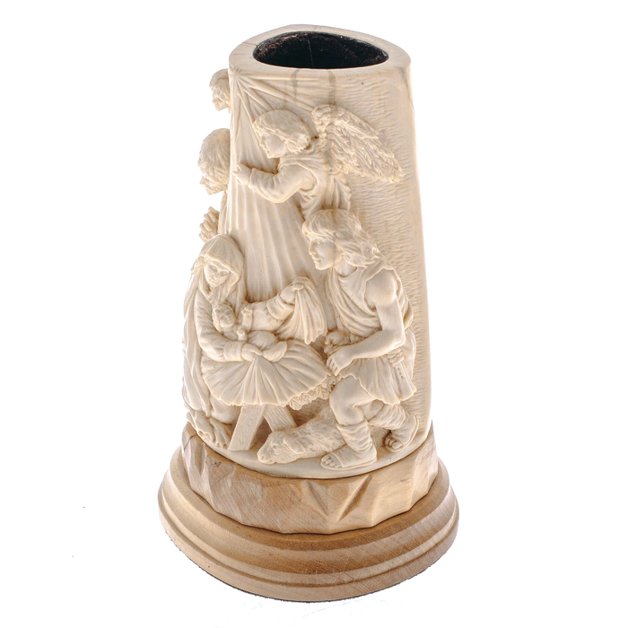Pencil case made of mammoth tusk "Jesus Christ"