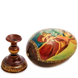 Яйцо-икона "Достойно есть" Рябова Г.