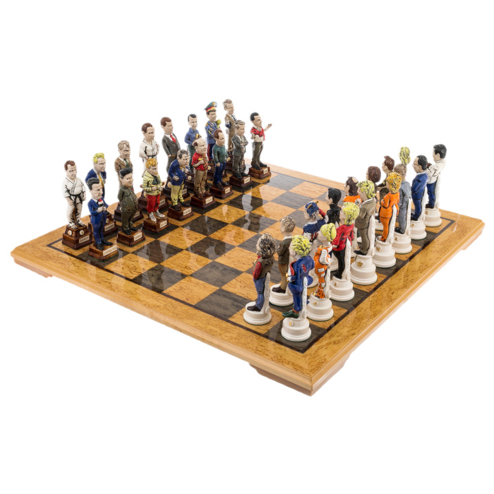 Collectible porcelain chess "Modern politicians. A new Era"