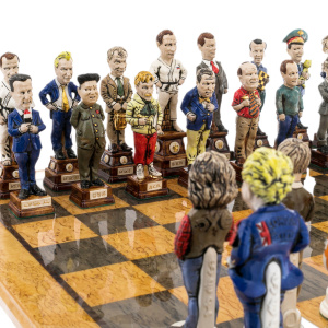 Collectible porcelain chess "Modern politicians. A new Era"