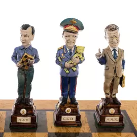 Collectible porcelain chess "Modern politicians. A new Era"