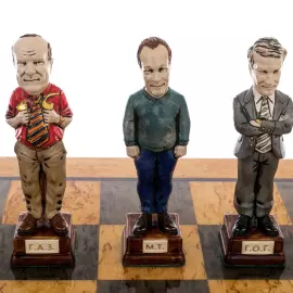 Collectible porcelain chess "Modern politicians. A new Era"