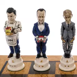 Collectible porcelain chess "Modern politicians. A new Era"