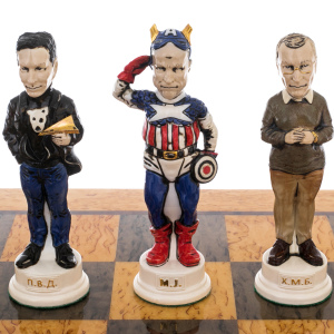 Collectible porcelain chess "Modern politicians. A new Era"