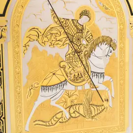 Икона "Георгий Победоносец" Златоуст