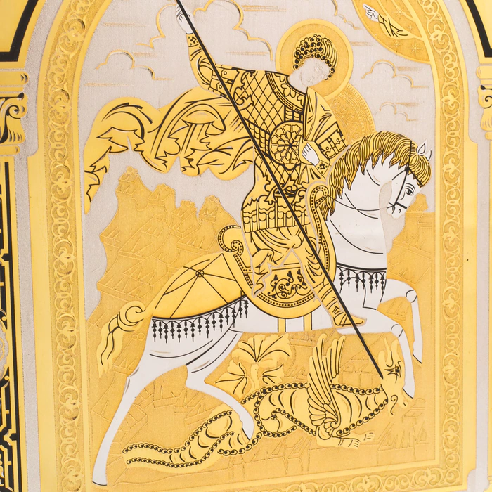 Icon of St. George the Victorious Chrysostom