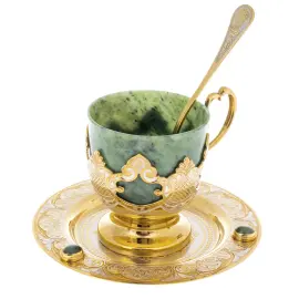 Набор для кофе "Нефритовый" Златоуст