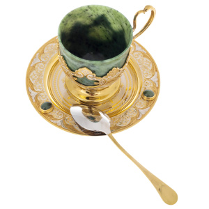 Set for coffee "Jade" Zlatoust