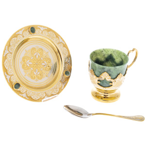 Set for coffee "Jade" Zlatoust