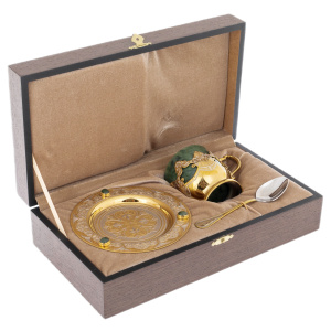 Set for coffee "Jade" Zlatoust