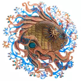 Wall panel "Money fish"