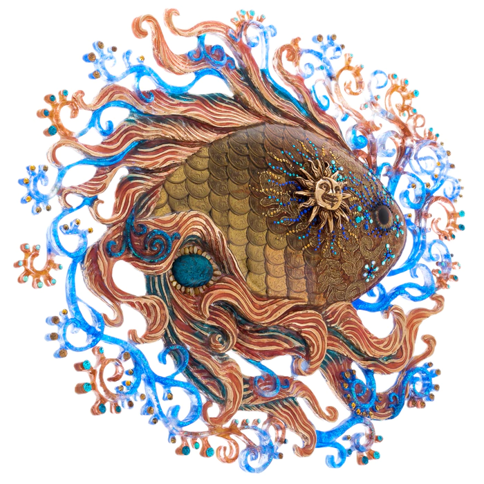 Wall panel "Money fish"