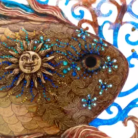 Wall panel "Money fish"